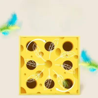 ZenPets Jouet pour chat Smart Cat Hole Box Whack-A-Mole