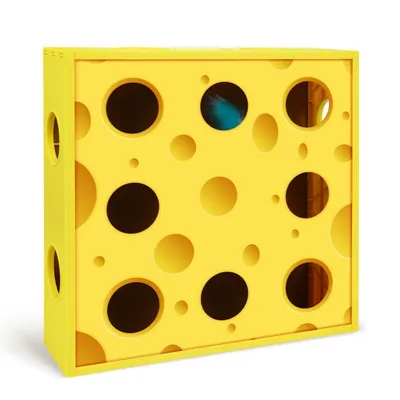 ZenPets Jouet pour chat Smart Cat Hole Box Whack-A-Mole