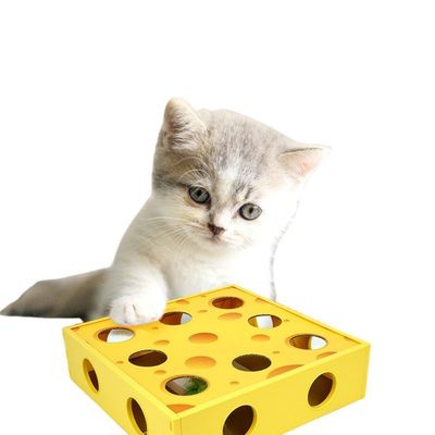 ZenPets Jouet pour chat Smart Cat Hole Box Whack-A-Mole
