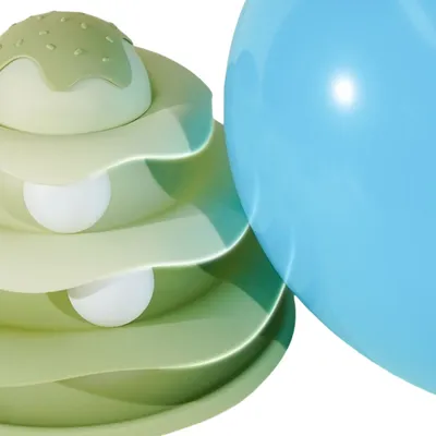 ZenPets Plateau tournant pour chat en forme de glace