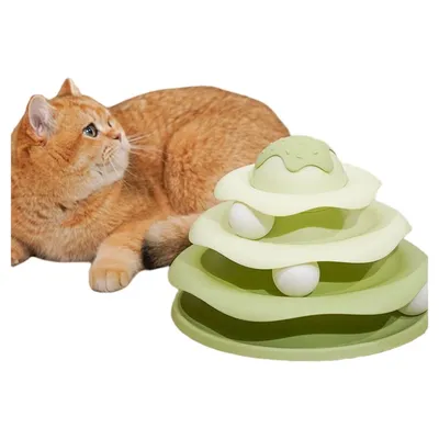ZenPets Plateau tournant pour chat en forme de glace