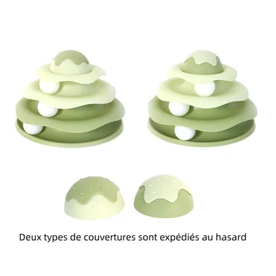 ZenPets Plateau tournant pour chat en forme de glace