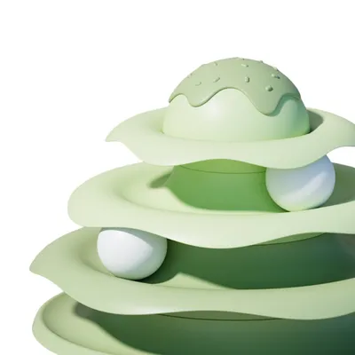 ZenPets Plateau tournant pour chat en forme de glace