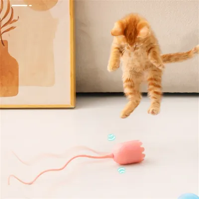 ZenPets Bâton pour chat électronique avec queue magique
