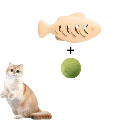 ZenPets Jouet pour chat en forme de poisson