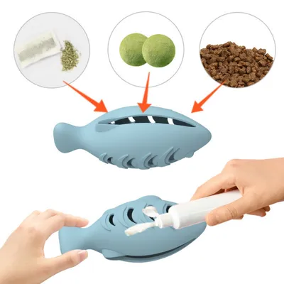 ZenPets Jouet pour chat en forme de poisson