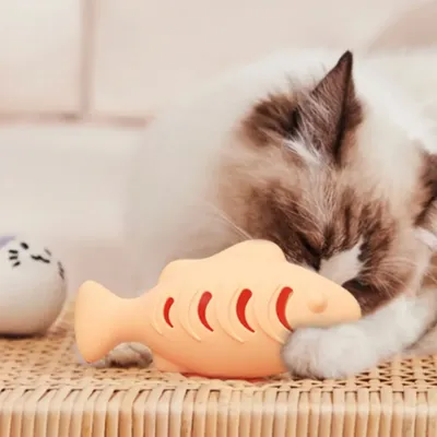 ZenPets Jouet pour chat en forme de poisson