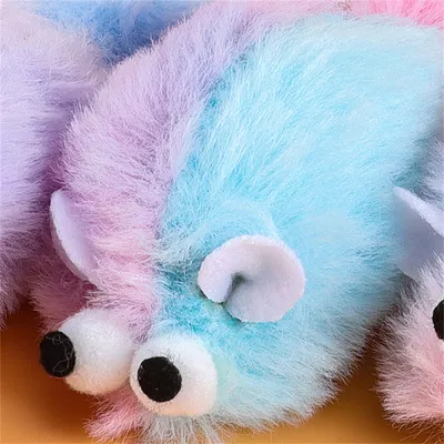 ZenPets Jouet souris en peluche à longue queue pour chats