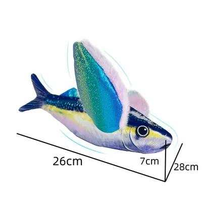 ZenPets Jouet électrique pour chat poisson volant