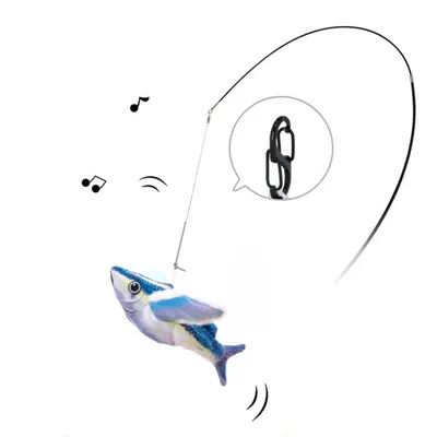 ZenPets Jouet électrique pour chat poisson volant