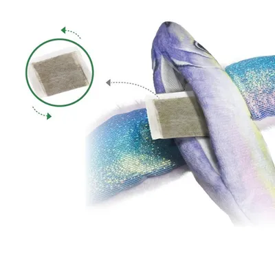 ZenPets Jouet électrique pour chat poisson volant