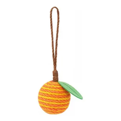 IntiMeg Juguete colgante de bola de cuerda de sisal