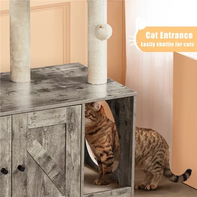 Yaheetech Arbre à Chat avec Litière