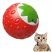 ZenPets Boule à chat en forme de fraise
