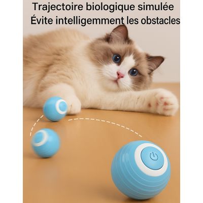 Must&Co - Jouet Balle Intelligente pour Chat