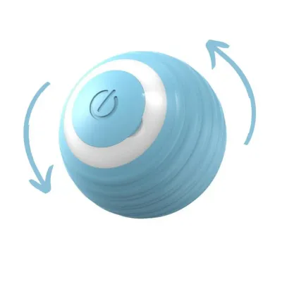 Must&Co - Jouet Balle Intelligente pour Chat Bleu