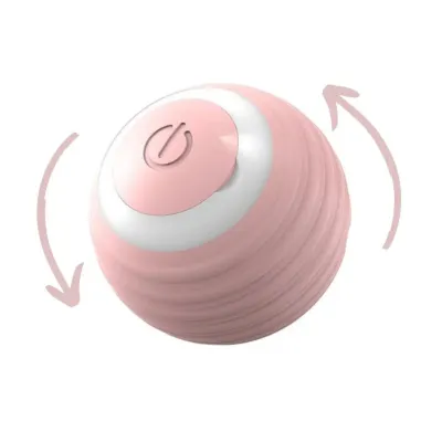 Must&Co - Jouet Balle Intelligente pour Chat Rose