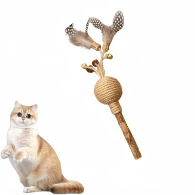 ZenPets Balle en sisal Jouet pour chat Bâton pour chat