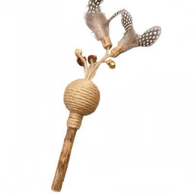 ZenPets Balle en sisal Jouet pour chat Bâton pour chat