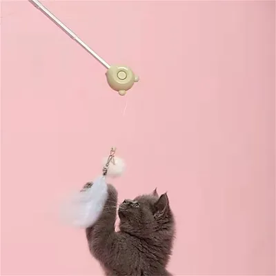 ZenPets Baton à chat auto - extensible LED avec laser