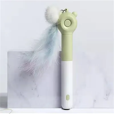 ZenPets Baton à chat auto - extensible LED avec laser