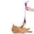 ZenPets Jouet pour chat à cordon élastique