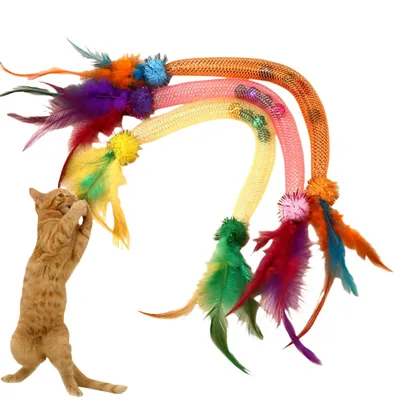 ZenPets Jouet pour chat à cordon élastique