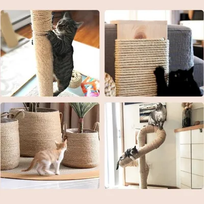 ZenPets Corde de sisal pour DIY d'arbre à gratter pour chat