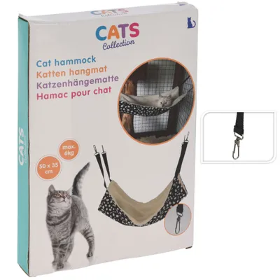 WELLHOME Hamac pour chat en peluche