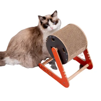 ZenPets Planche à gratter pour chat en forme de grande roue