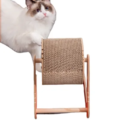 ZenPets Planche à gratter pour chat en forme de grande roue