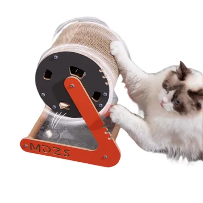 ZenPets Planche à gratter pour chat en forme de grande roue