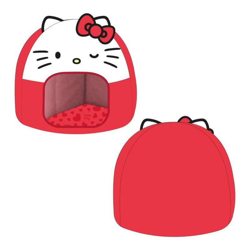 Hello Kitty Grotte de lit pour chien en polyester
