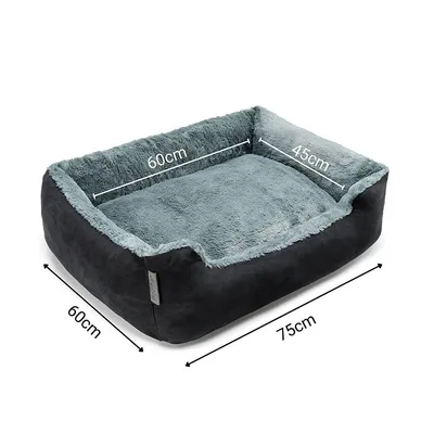 lionto coussin chien doux avec entrée basse et coussin réversible lionto coussin chien doux avec entrée basse et coussin réversible