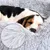 lionto Donut-Hundebett aus weichem Plüsch mit rutschfester Unterseite lionto Donut-Hundebett aus weichem Plüsch mit rutschfester Unterseite