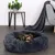 lionto lit donut chien doux antidérapant coussin moelleux peluche