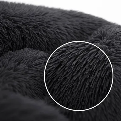 lionto lit donut chien doux antidérapant coussin moelleux peluche