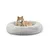 lionto lit donut chien doux antidérapant coussin moelleux peluche