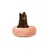 lionto Donut-Hundebett aus weichem Plüsch mit rutschfester Unterseite lionto Donut-Hundebett aus weichem Plüsch mit rutschfester Unterseite