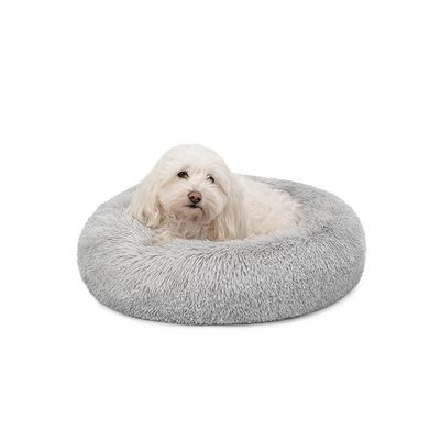 lionto lit donut chien doux antidérapant coussin moelleux peluche