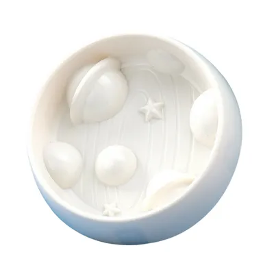 ZenPets Comedero para perros de alimentación lenta con forma de planeta