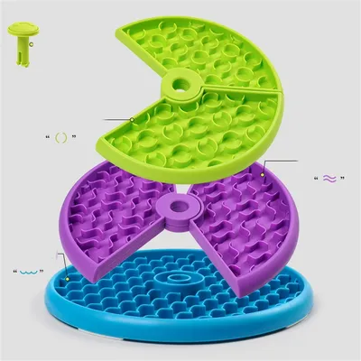 ZenPets Bol slow food à trois couches