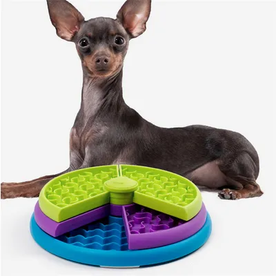 ZenPets Bol slow food à trois couches