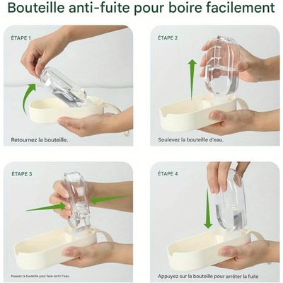 IntiMeg Tasse de voyage deux en un pour cheins