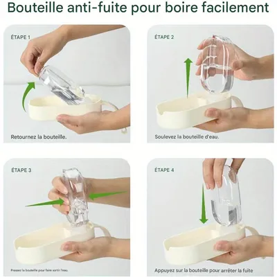 IntiMeg Tasse de voyage deux en un pour cheins