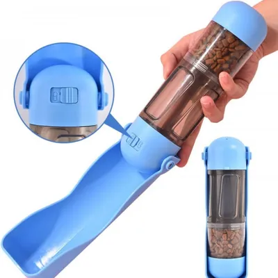 IntiMeg Botella de agua plegable para mascotas