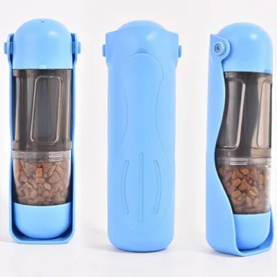 Intimeg Bouteille d'eau pliable pour animaux de compagnie