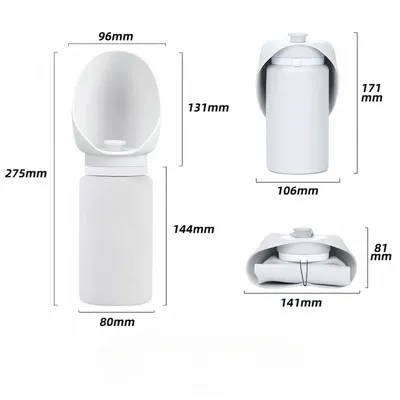 ZenPets Bouteille d'eau portable pour chien