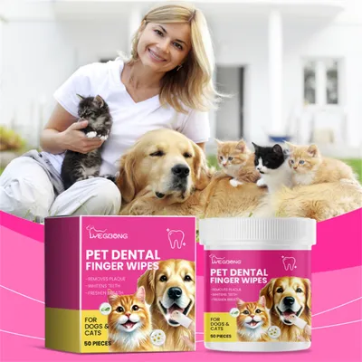 ZenPets Lingettes nettoyantes pour les dents