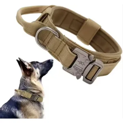 Must&Co - Collier Tactique avec Poignée pour Chien